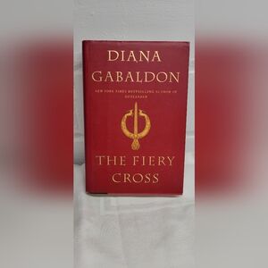 Red 'The Fiery Cross' Hardcover Book